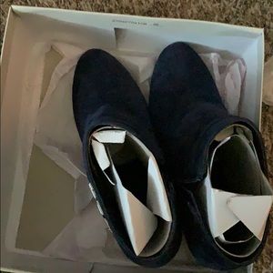 Size 10 suede ankle boots by Bandolino